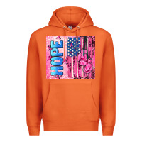 Carrot hope  breast cancer and american flag Premium Hoodie - AdoDesignShop