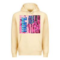 Pina Colada hope  breast cancer and american flag Premium Hoodie - AdoDesignShop