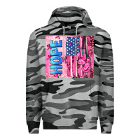 Slate Camo hope  breast cancer and american flag Premium Hoodie - AdoDesignShop