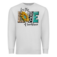Dove Grey for the love of sunshine Premium Sweatshirt - texasbilliewilder