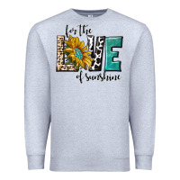 Heather Grey for the love of sunshine Premium Sweatshirt - texasbilliewilder