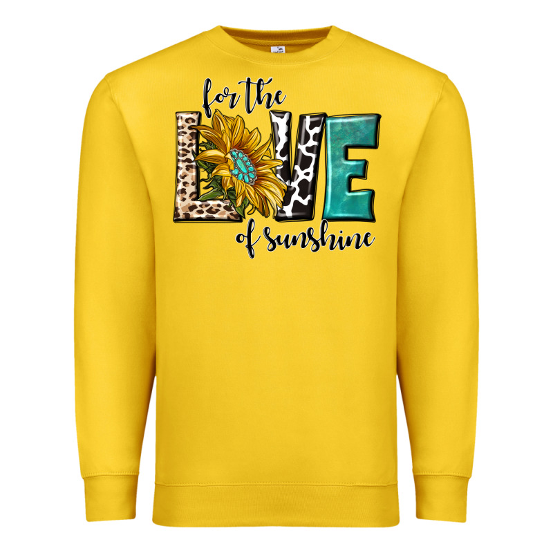 For The Love Of Sunshine Premium Sweatshirt by texasbilliewilder | Teevron