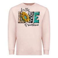 Pale Pink for the love of sunshine Premium Sweatshirt - texasbilliewilder