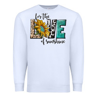 White for the love of sunshine Premium Sweatshirt - texasbilliewilder
