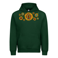 Forest Green sunflower lady of guadalupe Urban Hoodie - JahusDesignShop