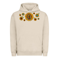 Pigment French Oak sunflower lady of guadalupe Urban Hoodie - JahusDesignShop