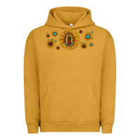Pigment Peanut Butter sunflower lady of guadalupe Urban Hoodie - JahusDesignShop