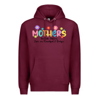 Burgundy mothers are like flower Premium Hoodie - JahusDesignShop