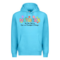 Ocean Blue mothers are like flower Premium Hoodie - JahusDesignShop