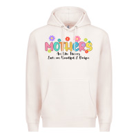 Pale Pink mothers are like flower Premium Hoodie - JahusDesignShop