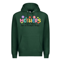 Sports Green mothers are like flower Premium Hoodie - JahusDesignShop