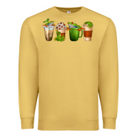 Antique Gold frog coffee cups Premium Sweatshirt - texasbilliewilder