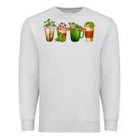 Dove Grey frog coffee cups Premium Sweatshirt - texasbilliewilder