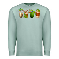 Seafoam frog coffee cups Premium Sweatshirt - texasbilliewilder