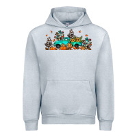 Heather Grey fall cactus pumpkin truck Urban Hoodie - JahusDesignShop
