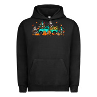 Pigment Black fall cactus pumpkin truck Urban Hoodie - JahusDesignShop