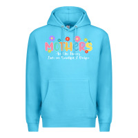 Ocean Blue mothers are like flower Premium Hoodie - JahusDesignShop