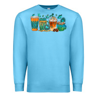 Ocean Blue gemstone coffee cups Premium Sweatshirt - texasbilliewilder