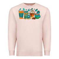 Pale Pink gemstone coffee cups Premium Sweatshirt - texasbilliewilder