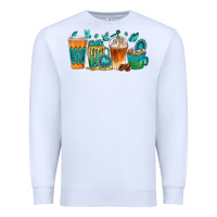 White gemstone coffee cups Premium Sweatshirt - texasbilliewilder