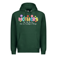 Sports Green mothers are like flower Premium Hoodie - JahusDesignShop
