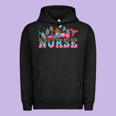 Nurse With Race And Oto Equipment Urban Hoodie Designed By Adodesignshop