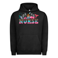 Pigment Black nurse with race and oto equipment Urban Hoodie - AdoDesignShop