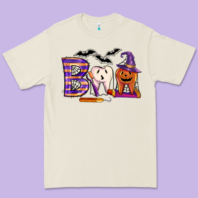 Dental Boo Halloween Premium Tee Designed By Lillyallendesigns