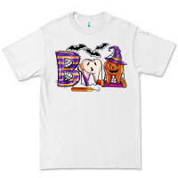 White dental boo halloween Premium Tee - LillyAllenDesigns