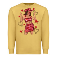 Antique Gold heart cowgirl Premium Sweatshirt - texasbilliewilder