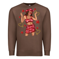 Chestnut heart cowgirl Premium Sweatshirt - texasbilliewilder