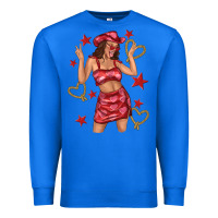 True Royal heart cowgirl Premium Sweatshirt - texasbilliewilder