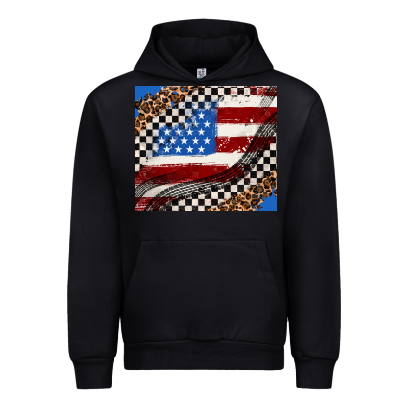 American Flag And Racee Flag Urban Hoodie by AdoDesignShop | Teevron