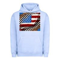 Pigment Grape Ice American flag and racee flag Urban Hoodie - AdoDesignShop