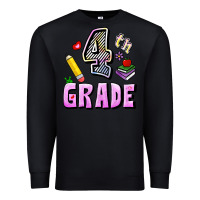 Black Fourth Grade Premium Sweatshirt - RanaPortraitStore