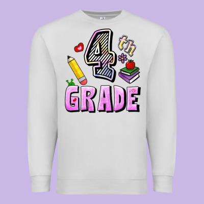Premium Sweatshirt Fourth Grade