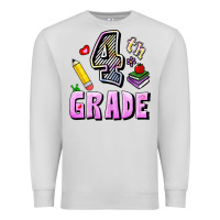 Dove Grey Fourth Grade Premium Sweatshirt - RanaPortraitStore
