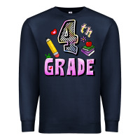 Navy Fourth Grade Premium Sweatshirt - RanaPortraitStore