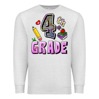 Oatmeal Heather Fourth Grade Premium Sweatshirt - RanaPortraitStore