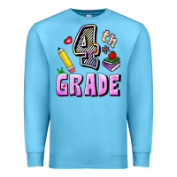 Ocean Blue Fourth Grade Premium Sweatshirt - RanaPortraitStore