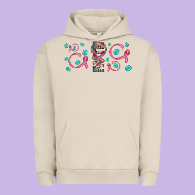 Faith Ribbon Gemstone Urban Hoodie Designed By Jahusdesignshop