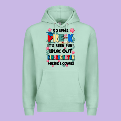So Long Pre K Premium Hoodie Designed By Jahusdesignshop