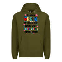Army Green so long pre k Premium Hoodie - JahusDesignShop