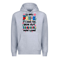 Heather Grey so long pre k Premium Hoodie - JahusDesignShop