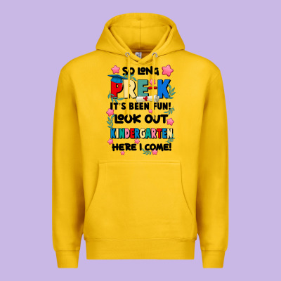 So Long Pre K Premium Hoodie Designed By Jahusdesignshop