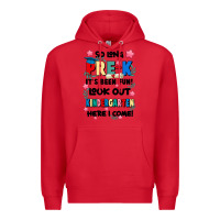 Red so long pre k Premium Hoodie - JahusDesignShop