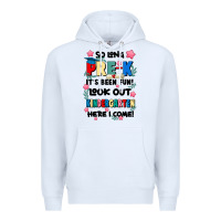 White so long pre k Premium Hoodie - JahusDesignShop