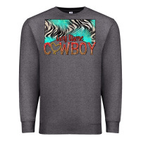Charcoal Heather hey there cowboy Premium Sweatshirt - texasbilliewilder