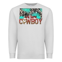 Dove Grey hey there cowboy Premium Sweatshirt - texasbilliewilder