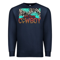 Navy hey there cowboy Premium Sweatshirt - texasbilliewilder